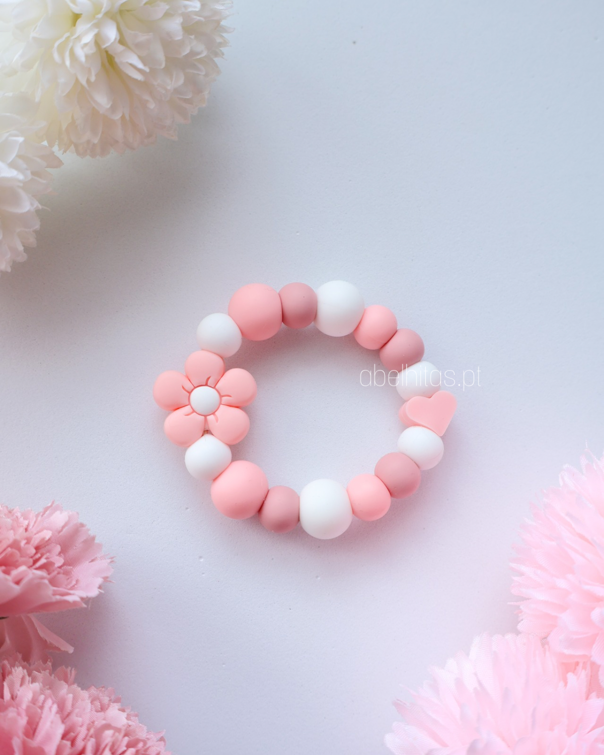 Conjunto Flor rosa