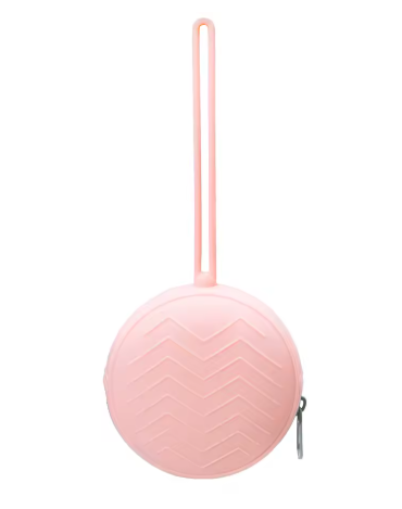 Bolsa porta-chupetas com fecho simples